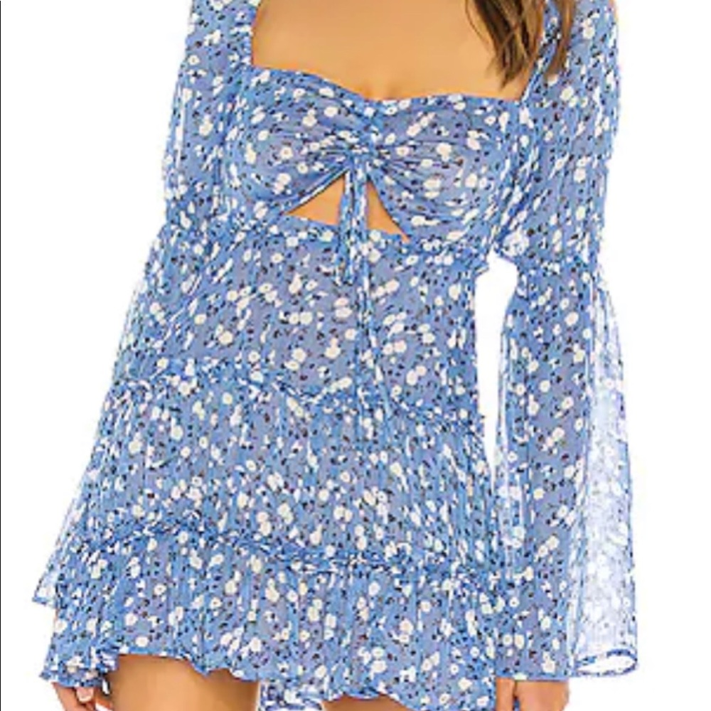 Majorelle blue mini dress XS